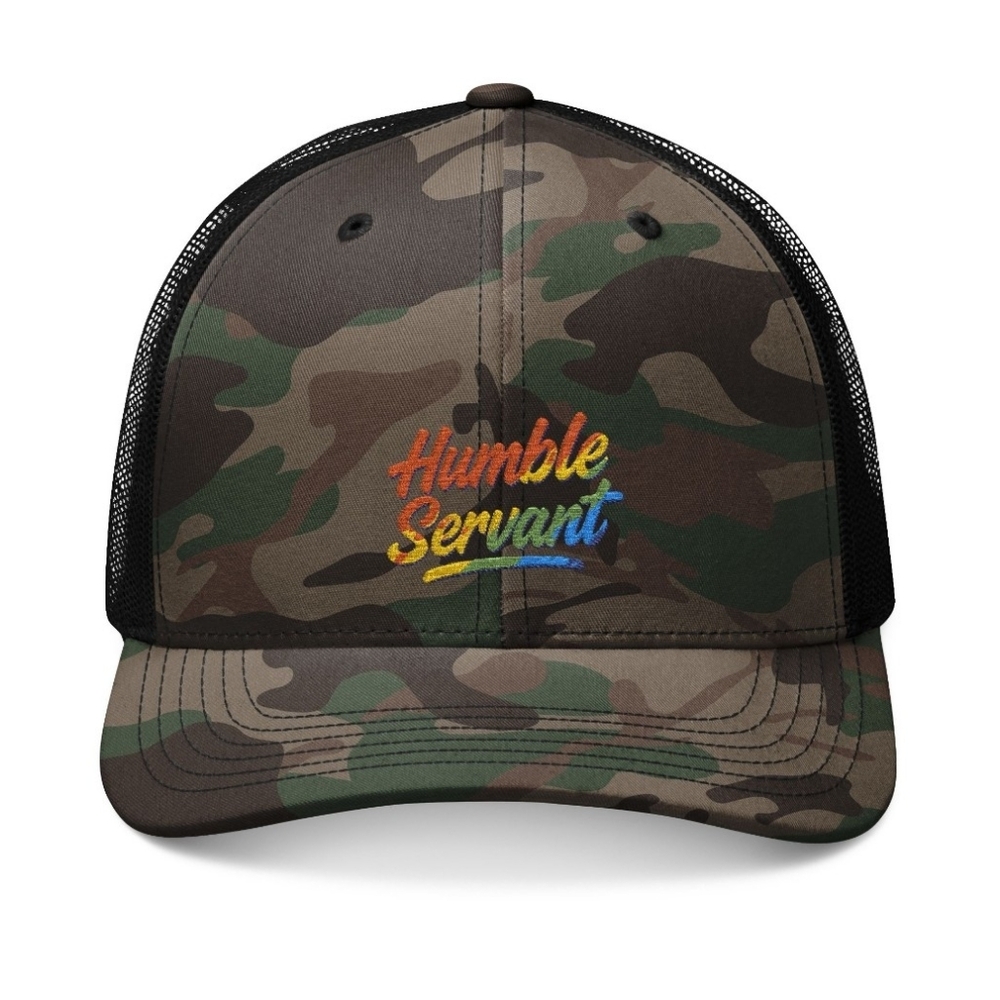 Humble Servant Embroidered Trucker Hat For Believers Of The Way
